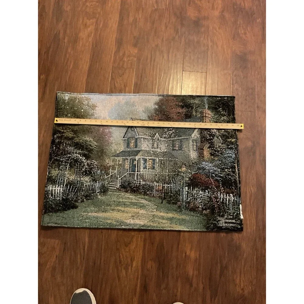 Thomas Kinkade Tapestry Wall Hangings Double Sided